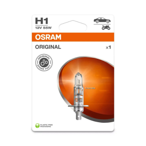 Osram H1, Halogenlampe 12V, VE: 10 Stk.