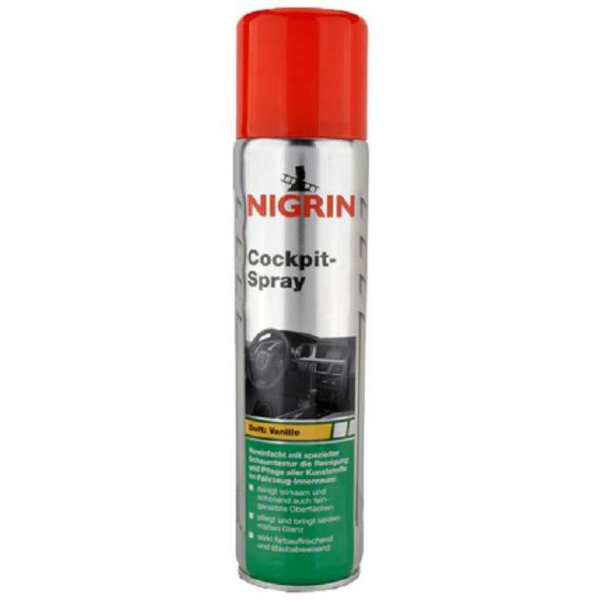 Nigrin Cockpit-Spray, Vanille, 400 ml