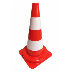 Leitkegel Rot-Weiß, Pylone, Höhe: 50 cm