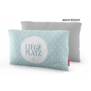 Dekokissen „Liegeplatz“, 25x40 cm, Kuschelkissen