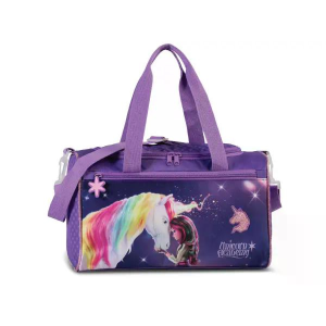 Unicorn Akademy Sporttasche, lila, 35x16x24 cm