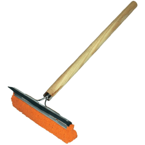 Scheibenwascher - Kombi-Scheibenreiniger mit Holzstiel, 32 cm lang, VE: 2 Stk.