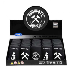 Turbo Feuerzeug Jet-Flame "Ruhrpott", Display: 25 Stk.