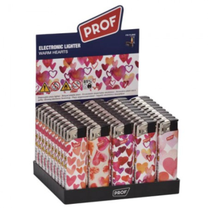 Feuerzeuge, Elektronik "Herze", fünffach sortiert, VE: 50 Stk.