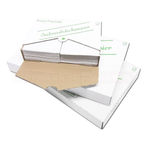 Sahneabdeckpapier, 1/16 Bogen, 18x24 cm, lebensmittelecht, 1.000 Blatt