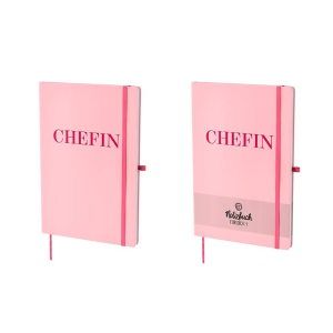 Notizbuch "Chefin", DIN A5, 15x9 cm, VE: 4 Stk.