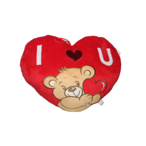 Herz "I love U" mit Bär, ca. 30 cm