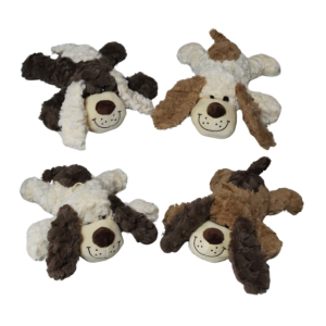 Plüsch Hund mit Schlappohren, versch. Farben, ca. 42 cm, VE: 4 Stk.