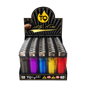 Einweg-Feuerzeug, Reibrad, farbig sortiert, VE: 50 Stk.