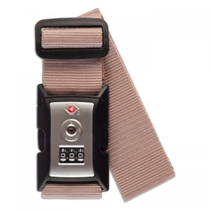 Koffergurt mit TSA-Schloss, Worldpack, altrosa, VE: 5 Stk.