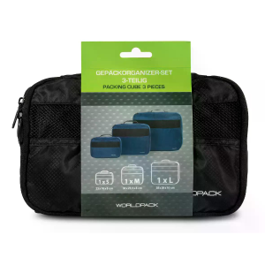 Taschen-Organizer 3er Set, Worldpack, schwarz, VE: 3 Stk.
