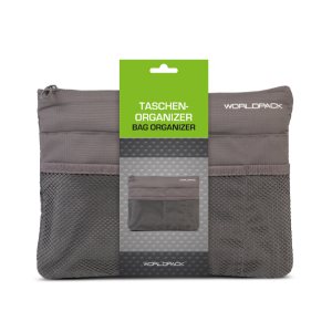 Taschenorganizer Worldpack, hellgrau, VE: 10 Stk.