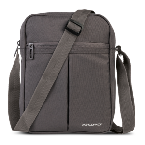 Umhängetasche, Worldpack Crossbody Bag, Zement, VE: 6 Stk.