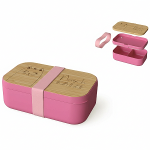 Brotdose, 3in1 Lunchbox "Naschkatze", Größe: 19x12x7 cm, VE: 4 Stk.