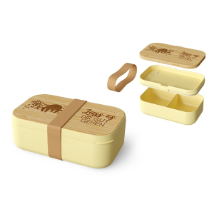 Brotdose, 3in1 Lunchbox "Lass es dir gut gehen - Faultier", Größe: 19x12x7 cm, VE: 4 Stk.