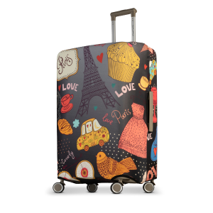 Trolley-Schutzh&uuml;lle, Worldpack, Gr. L (bis 77 cm Koffergr&ouml;&szlig;e), Multicolour, VE: 4 Stk.