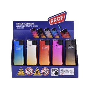 Feuerzeug "Anodized Metal Case", elektronisch, Jetflame, VE: 2x25 Stk.