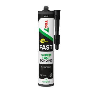 Tec7 - Fast, klebt superschnell, schwarz, 290 ml, VE: 6 Stk.
