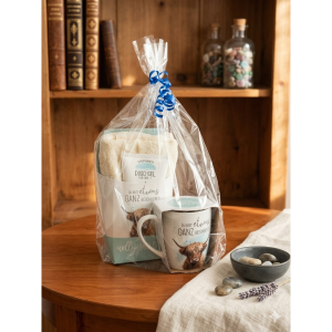 Geschenkset: Wellnessdusche + Tasse "Du bist etwas ganz Besonderes - Rind", VE: 2 Stk.