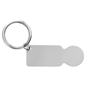 Chip für Einkaufswagen m. Schlüsselanhänger und individuellem Druck, VE: 12 Stk.