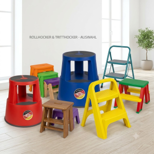 Tritthocker / Rollhocker
