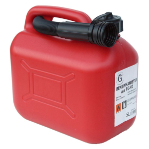 Benzinkanister 5 Liter, rot, VE: 1 Stk.