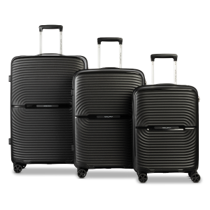 3-teiliges Trolley-Set "Helsinki", Schwarz, Kofferset, 3 versch. Größen, VE: 1 Set