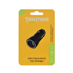 Tekmee Adapter für Zigarettenanzünder, Type C/USB, VE: 1 Stk.