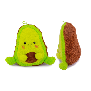 Plüsch Avocado Kissen m. Armen u. Beinen, 30 cm, VE: 1 Stk.
