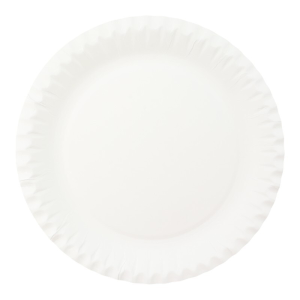 Pappteller rund, wei&szlig;, &Oslash; 23 cm, VE: 500 Stk.