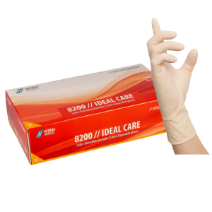 Latex Einmalhandschuhe, Nitras, Gr. L, puderfrei, VE: 2 Pck.