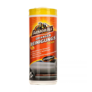 Armor All Kunststoff-Tücher "Orange", seidenmatt, Dose m. 30 Tüchern, VE: 1 Stk.