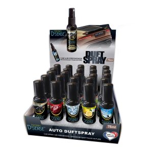 TOBALIQ Lufterfrischer "D'SENSE SPRAY", 10 Düfte, Mix-Display: 25 Stck.